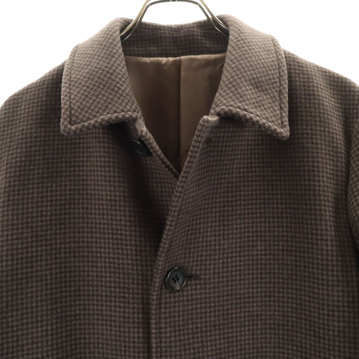 ジャーナルスタンダード千鳥格子ステンカラーコート 追加2》モッサ/チドリバルカラーコート（ステンカラーコート