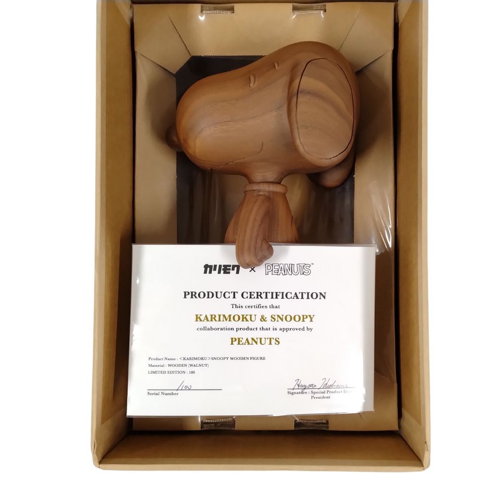 カリモク KARIMOKU SNOOPY WOODEN FIGURE スヌーピー フィギュア 100体