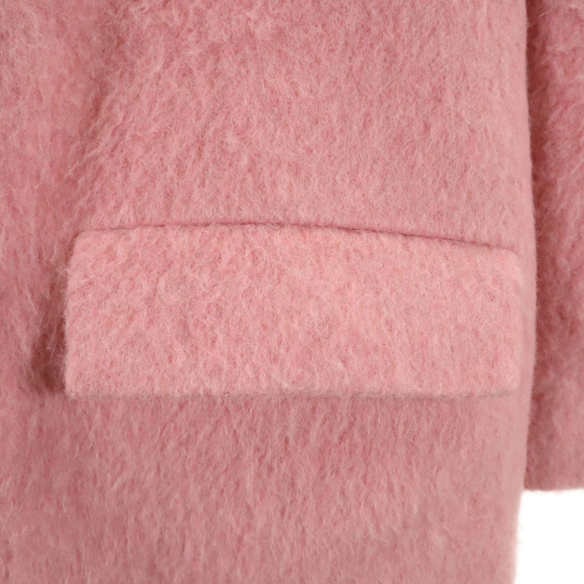 未使用 Kate Spade ケイトスペード フェイク ファーコート 8 ピンク