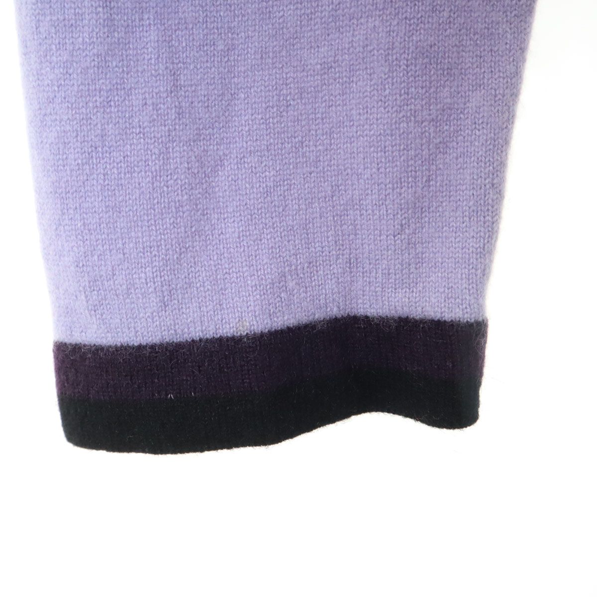 HERMES エルメス イタリア製 カシミヤ100％ 長袖 ハーフジップ ニット