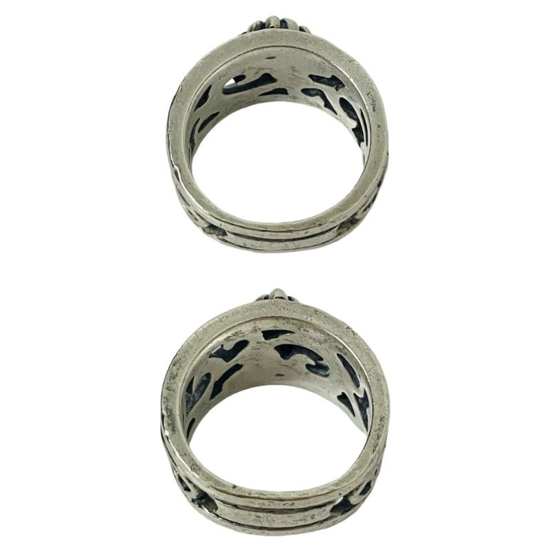 A&G エーアンドジー クロスリング シルバー 925 指輪 メンズ 【中古