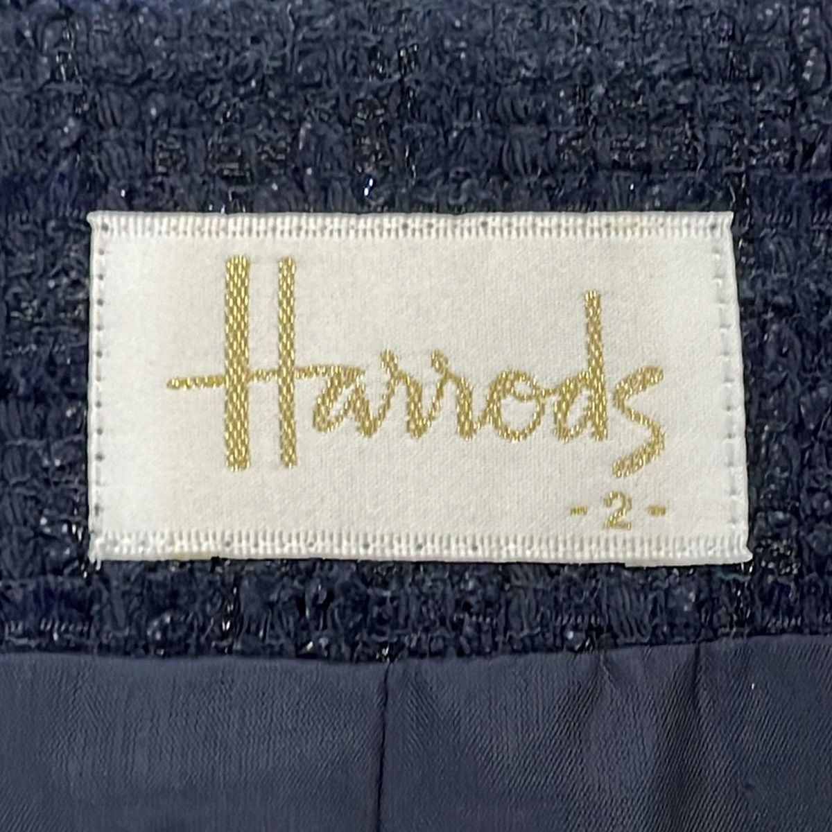 HARRODS(ハロッズ) ジャケット サイズ2 M レディース美品 - ダーク