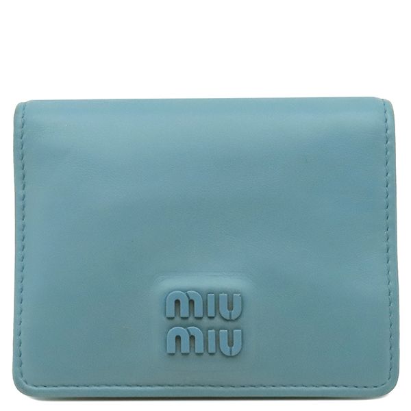 ミュウミュウ MIU MIU 二つ折り財布 ソフティ パデッド マテラッセ