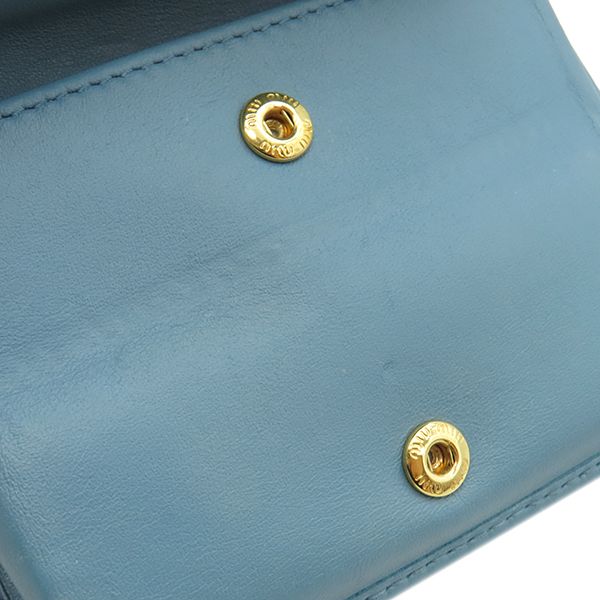 ミュウミュウ MIU MIU 二つ折り財布 ソフティ パデッド マテラッセ