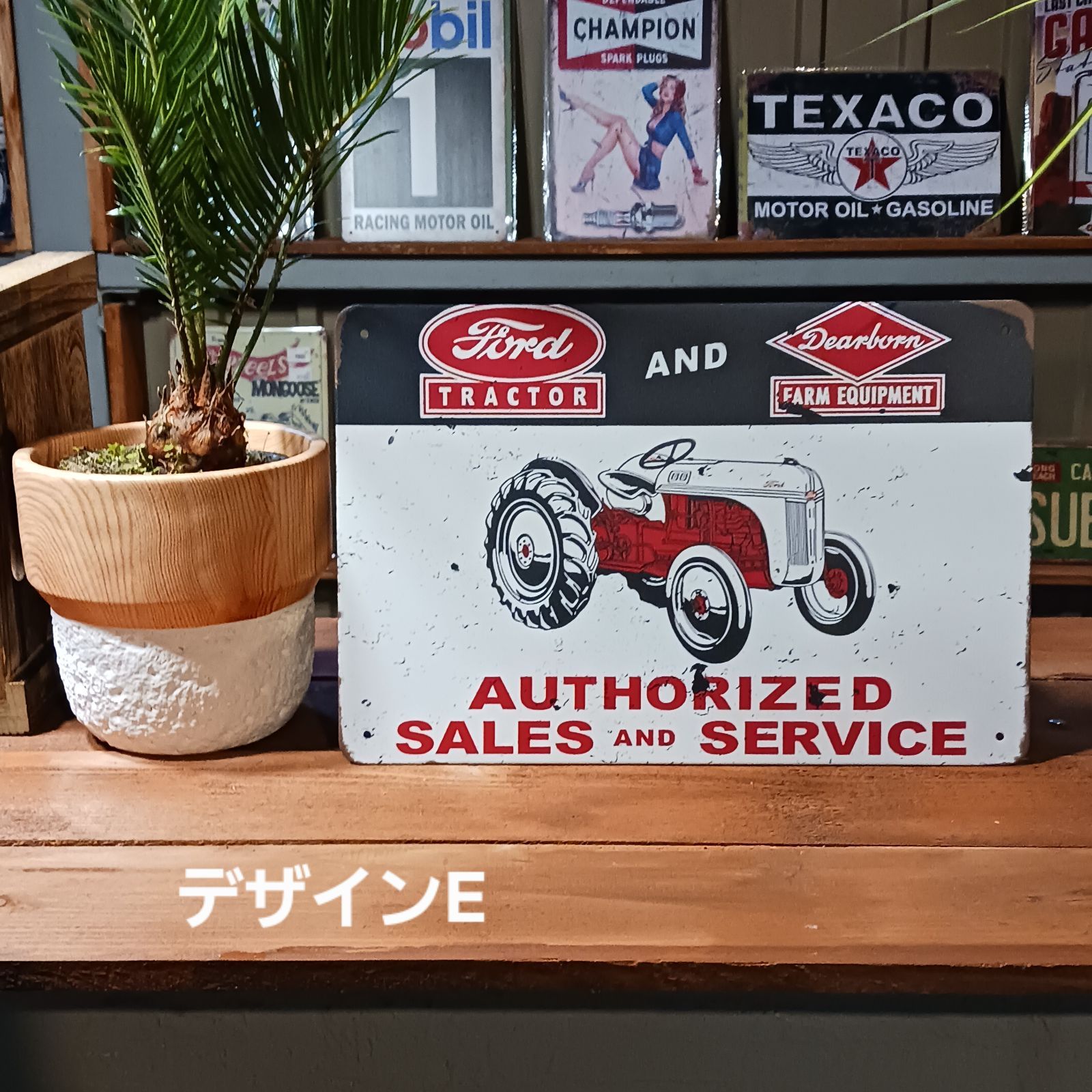 サインプレート アメ雑 アメリカン雑貨 バス ヴィンテージ風 看板