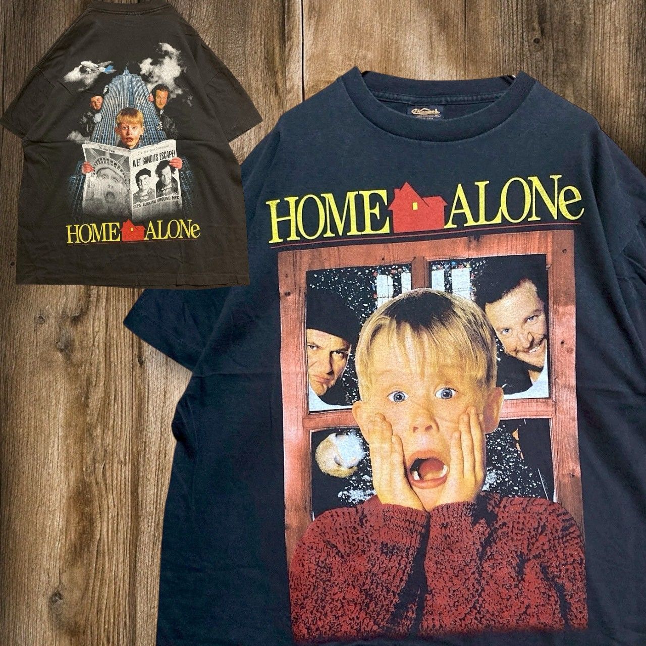 ホーム・アローン Tシャツ 映画 ムービー マコーレー・カルキン ビンテージ ホーム・アローン Tシャツ 映画 ムービー マコーレー・カルキン