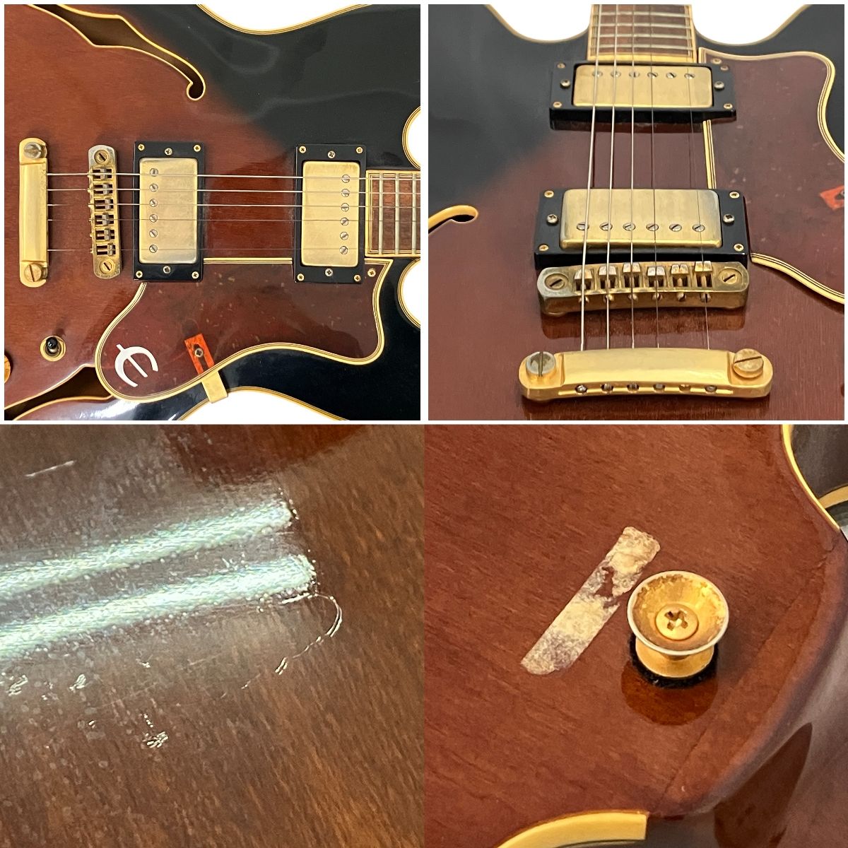 エピフォン　シェラトンⅡ セミアコ Epiphone Sheraton II セミアコ ギター 弦楽器 Made in Korea