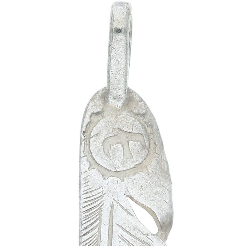 ゴローズSVフェザー小ネックレス ゴローズ SVフェザー 小 右向き ネックレストップ メンズ 小 ※12/28～1