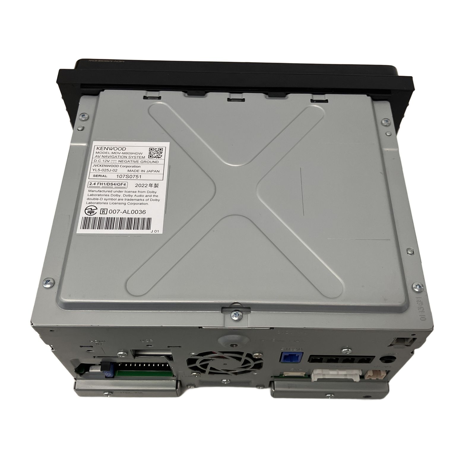 KENWOOD ケンウッド MDV-M809HDW 彩速 カーナビ 2022年製 地図データ