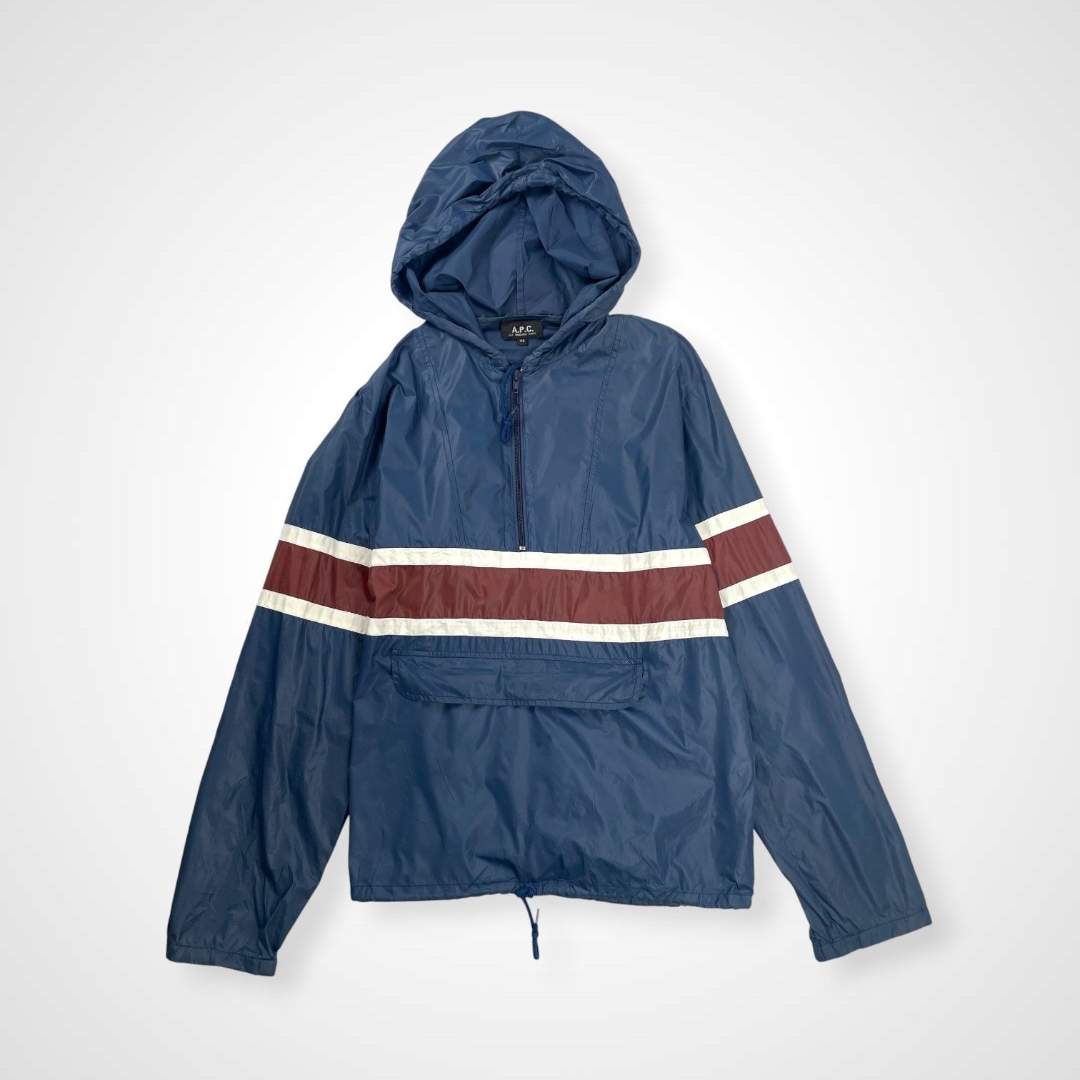 A.P.C. アーペーセー / ナイロンアノラックパーカー ネイビー SIZE：XS