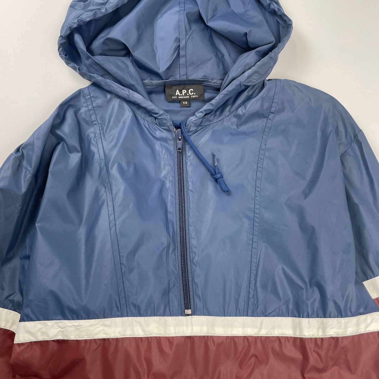 A.P.C. アーペーセー / ナイロンアノラックパーカー ネイビー SIZE：XS 