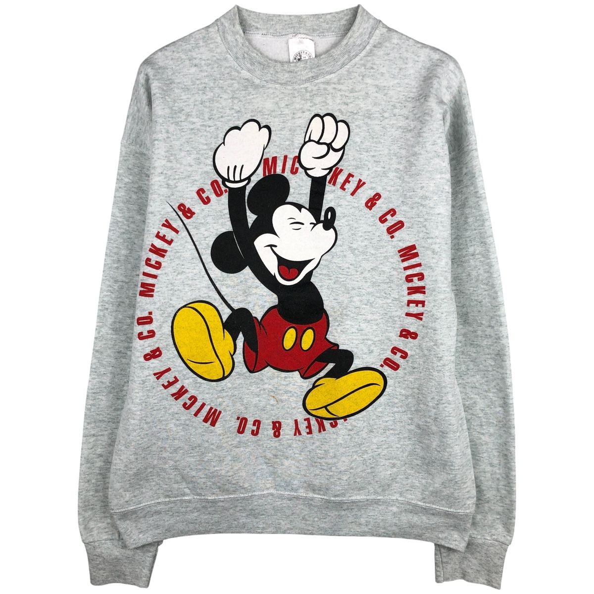 古着 90年代 Micky&Co. MICKEY MOUSE ミッキーマウス キャラクタースウェットシャツ トレーナー USA製 メンズXL相当 ヴィンテージ/eaa605748 古着 90年代 Micky&Co. MICKEY MOUSE ミッキーマウス キャラクター
