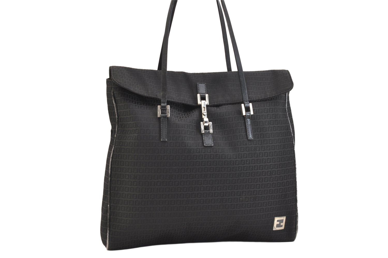 FENDI フェンディ ズッキーノ柄 ヴィンテージ ハンドショルダーバッグ