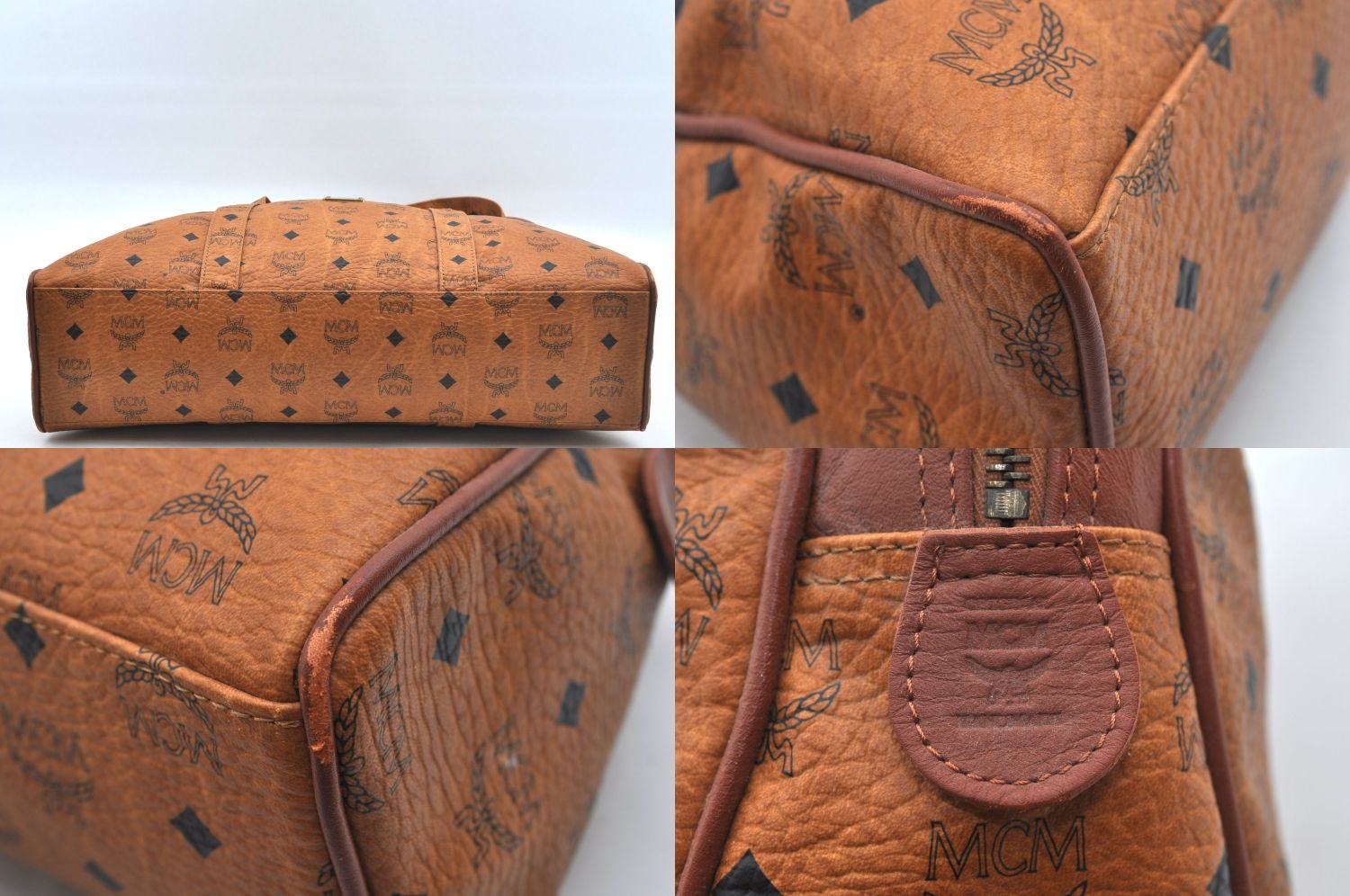 MCM エムシーエム ヴィセトス レザー ヴィンテージ ショルダーバッグ 