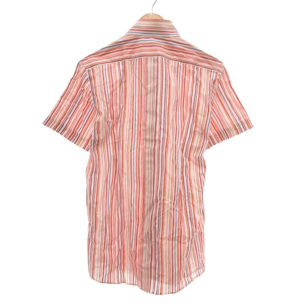 DOLCE & GABBANA 半袖シャツ ストライプドット ドルチェ&ガッバーナ ドルガバ DOLCE&GABBANA シャツ 半袖 マルチ