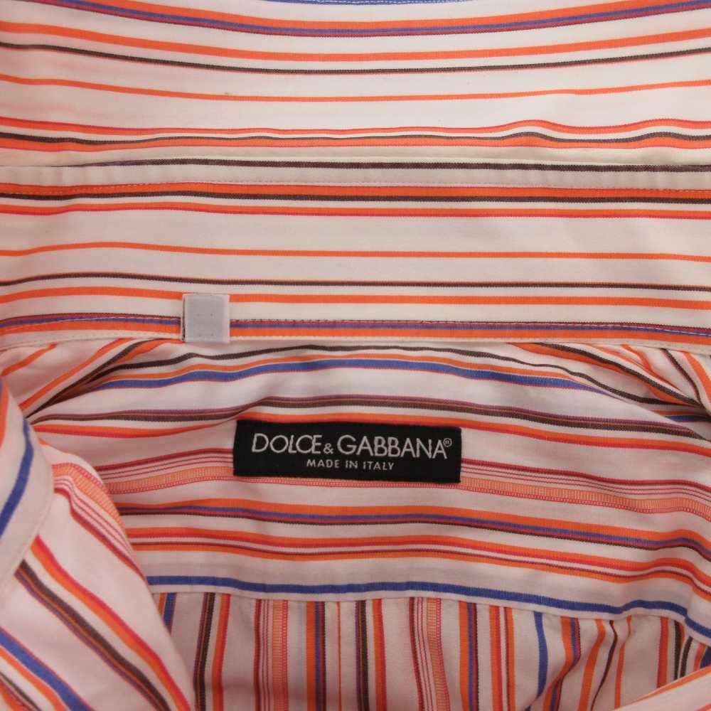DOLCE & GABBANA 半袖シャツ ストライプドット DOLCE & GABBANA 半袖シャツ ストライプドット Dolce & Gabbana 水玉