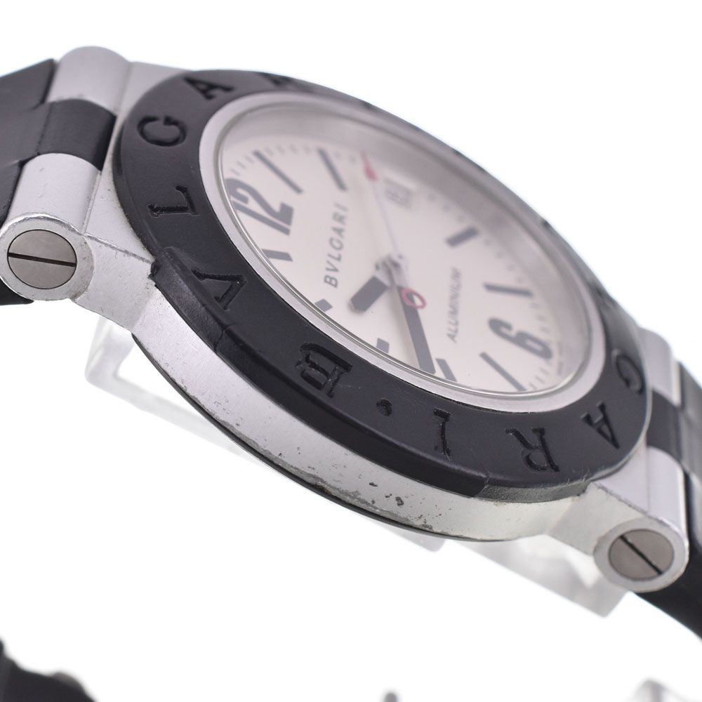 ベルト訳あり ブルガリ BVLGARI AL38A アルミニウム デイト 自動巻き