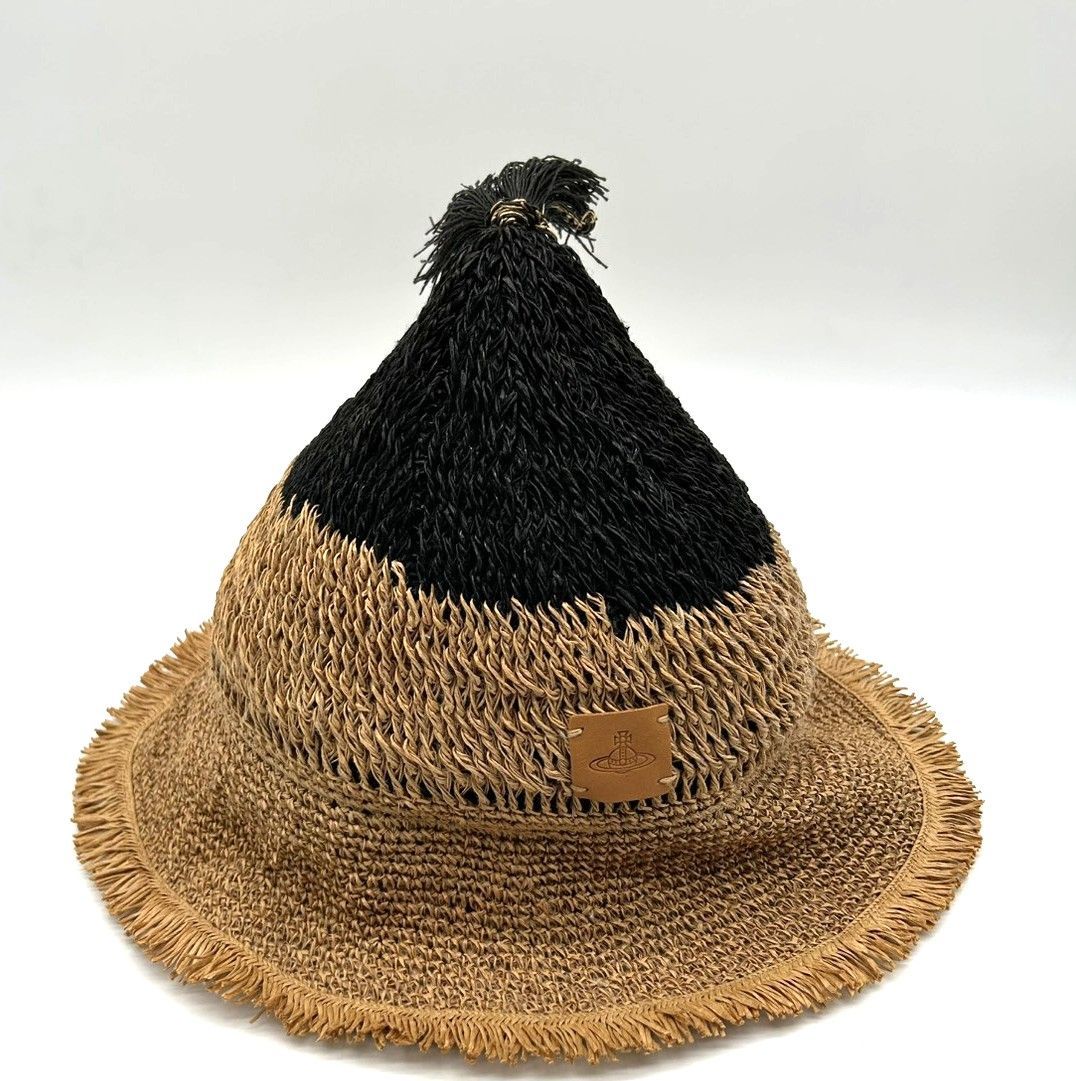 Vivienne Westwood ヴィヴィアンウエストウッド 麦わら Vivienne Westwood ヴィヴィアンウエストウッド オーブデザイン 麦わら