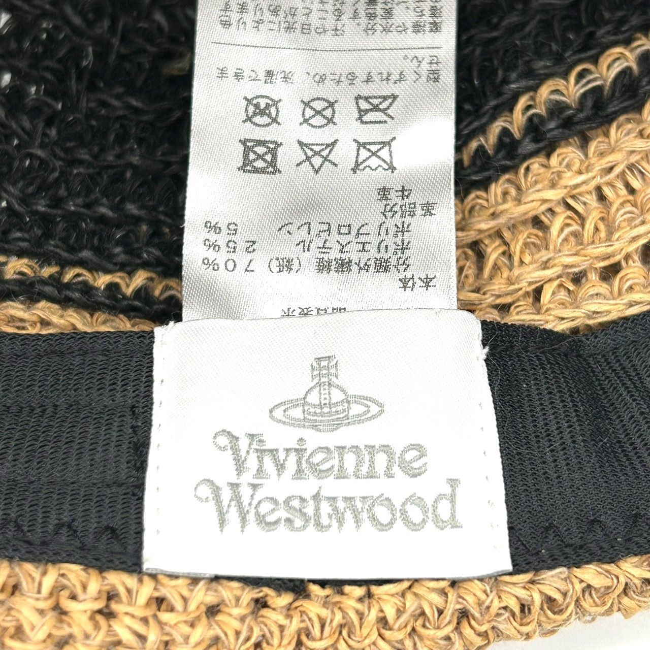 Vivienne Westwood ヴィヴィアンウエストウッド 麦わら Vivienne Westwood ヴィヴィアンウエストウッド オーブデザイン 麦わら
