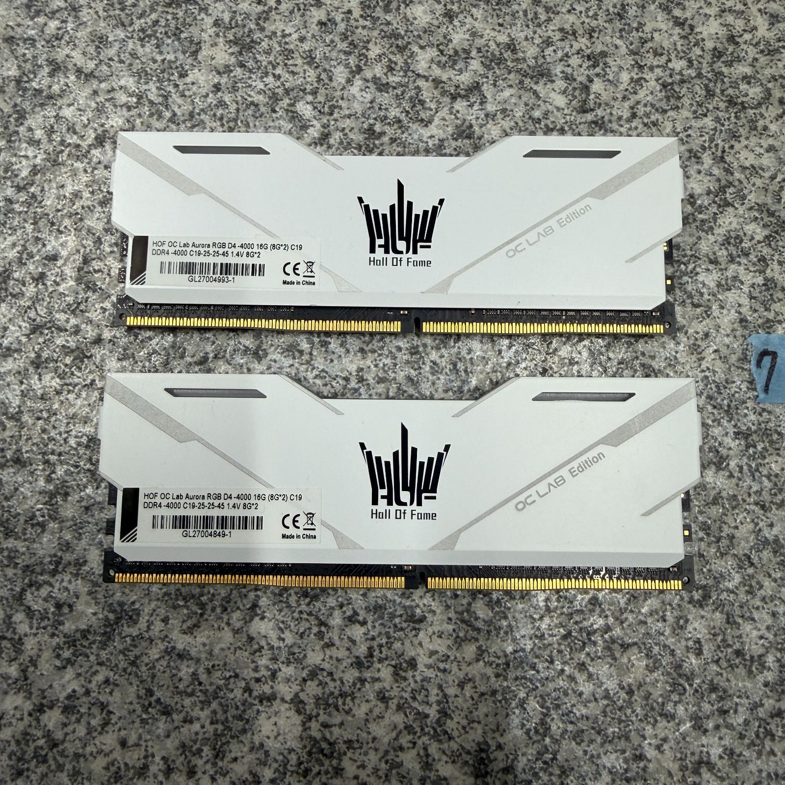 一週間保証】GALAX HOF OC Lab Aurora RGB 16GB（8GB×2）DDR4 4000MHz