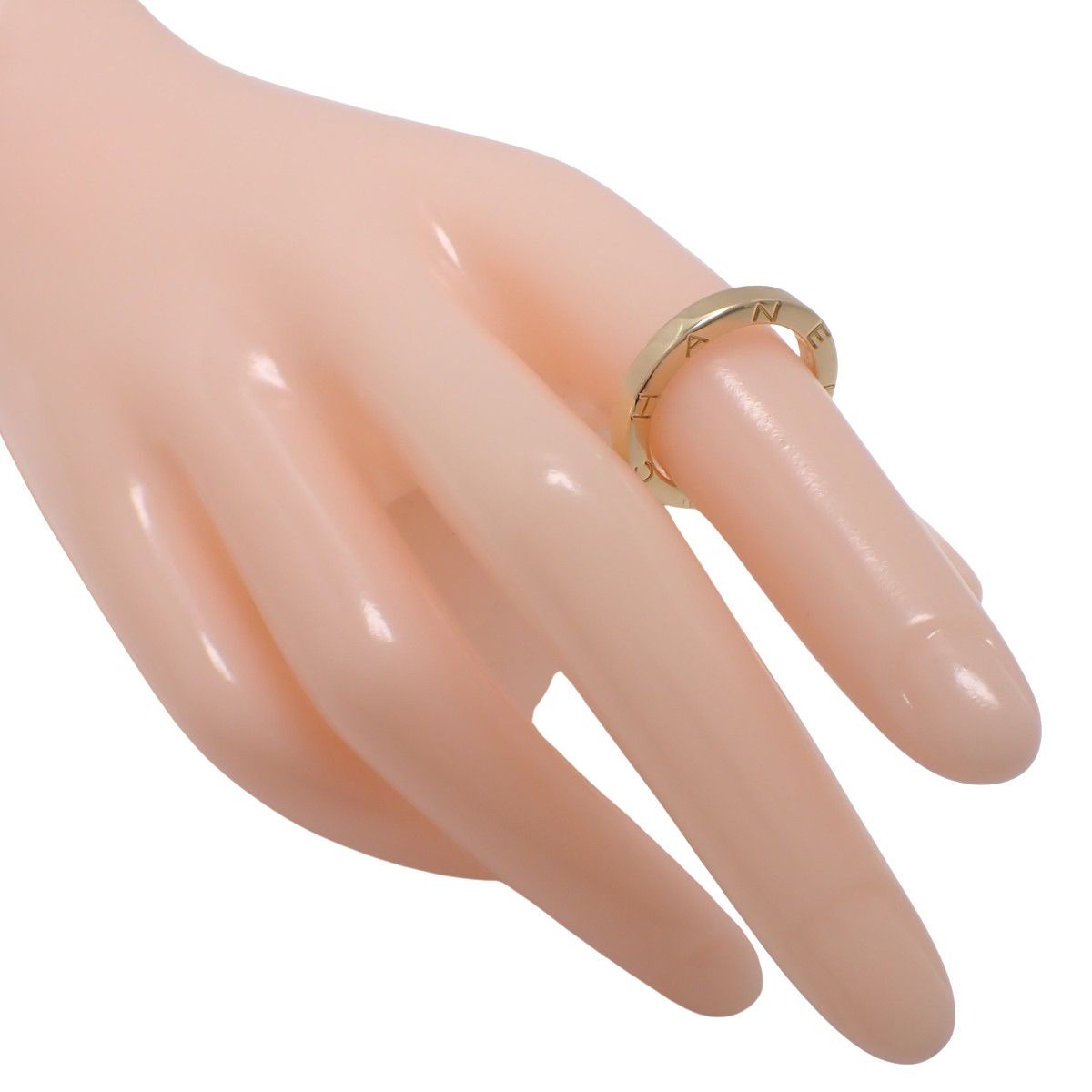 美品　シャネル　Cシグネチャー スモール　リング　ゴールド CHANEL(シャネル) Cシグネチャー スモールリング イエローゴールド