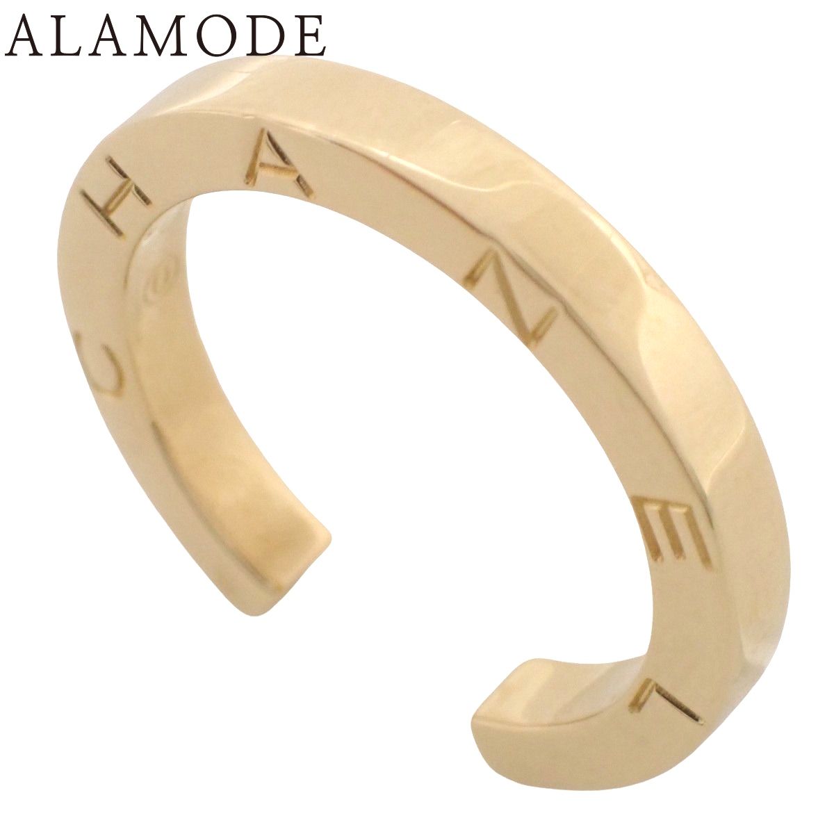 美品　シャネル　Cシグネチャー スモール　リング　ゴールド CHANEL(シャネル) Cシグネチャー スモールリング イエローゴールド