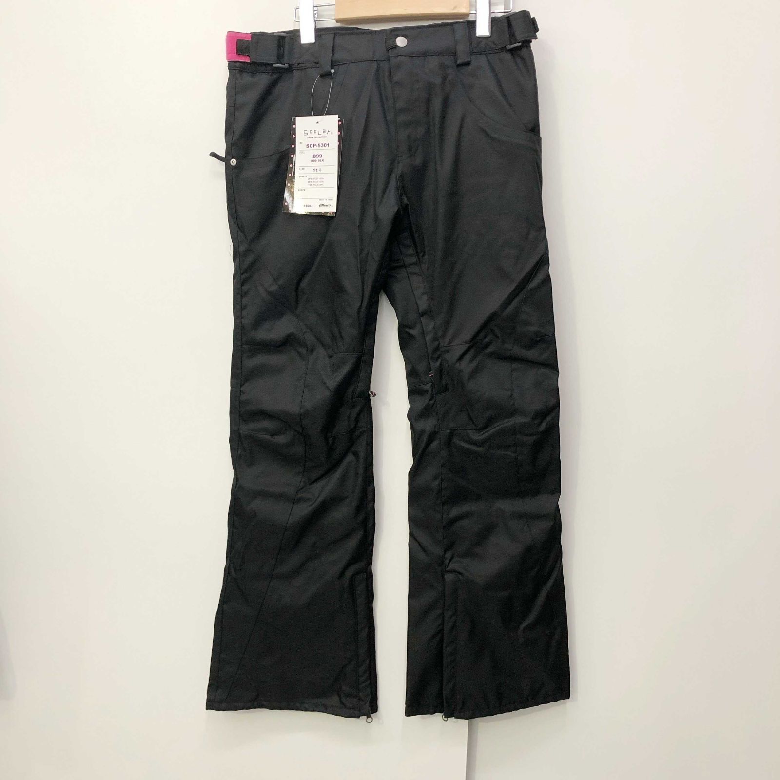 タグ付き ScoLar スカラー スキーウェア セットアップ 上下 スノボ 花