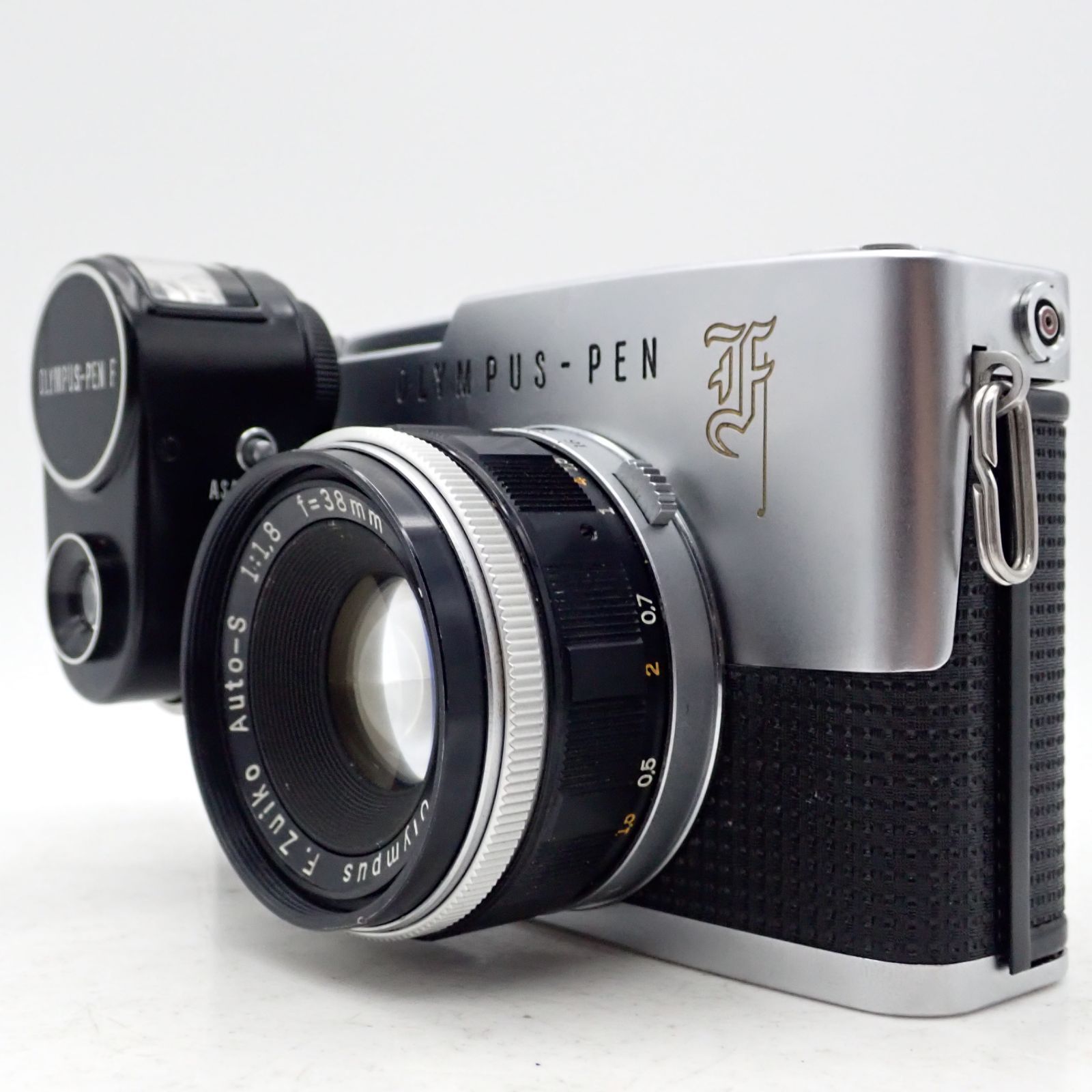 美品 OLYMPUS Pen F 一眼レフイルムカメラ 113883 露出計 F.ZUIKO Auto