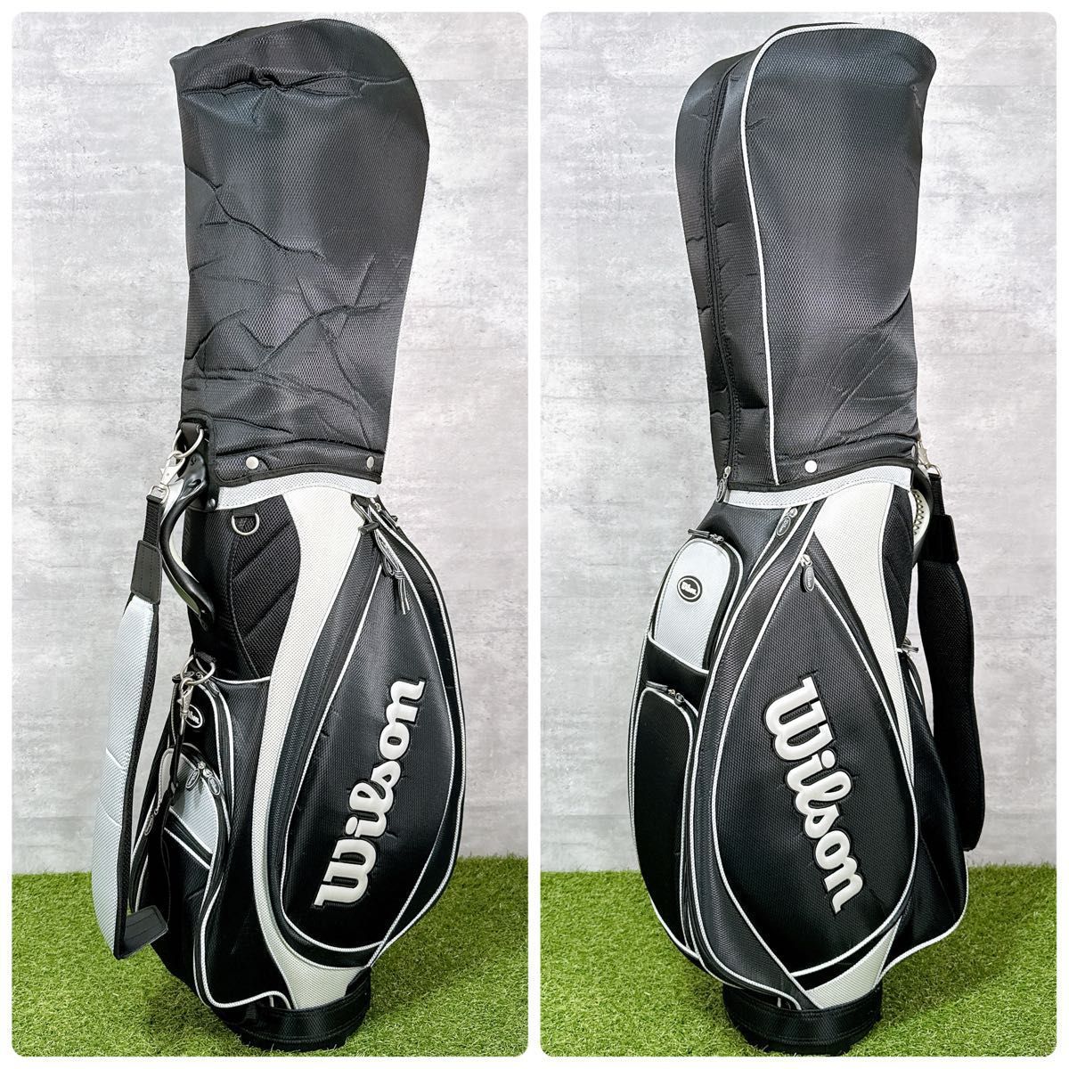 Wilson メンズ ゴルフクラブ 13本セット キャディバッグ 豪華 13本 ウィルソン メンズ ゴルフ クラブ セット 初心者 バッグ付き