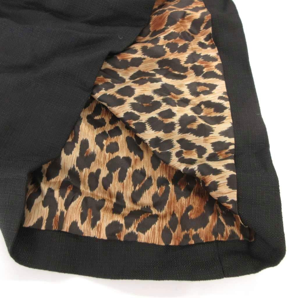 ドルチェ&ガッバーナ ドルガバ DOLCE&GABBANA スカート ひざ丈 黒