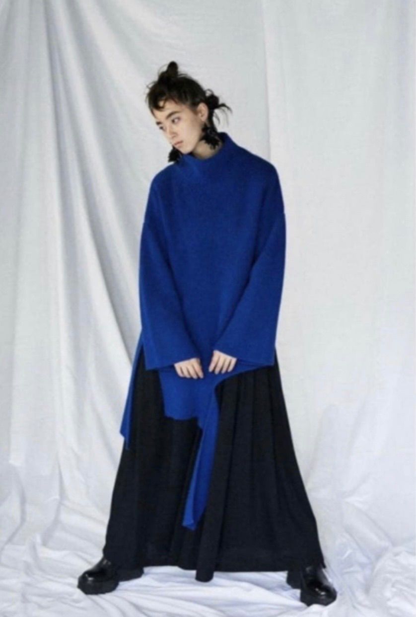 未使用品☆タグ付☆エンフォルド 長袖 ウール ニット　アシンメトリー 変形 楽天市場】エンフォルド アシンメトリー ニットの通販