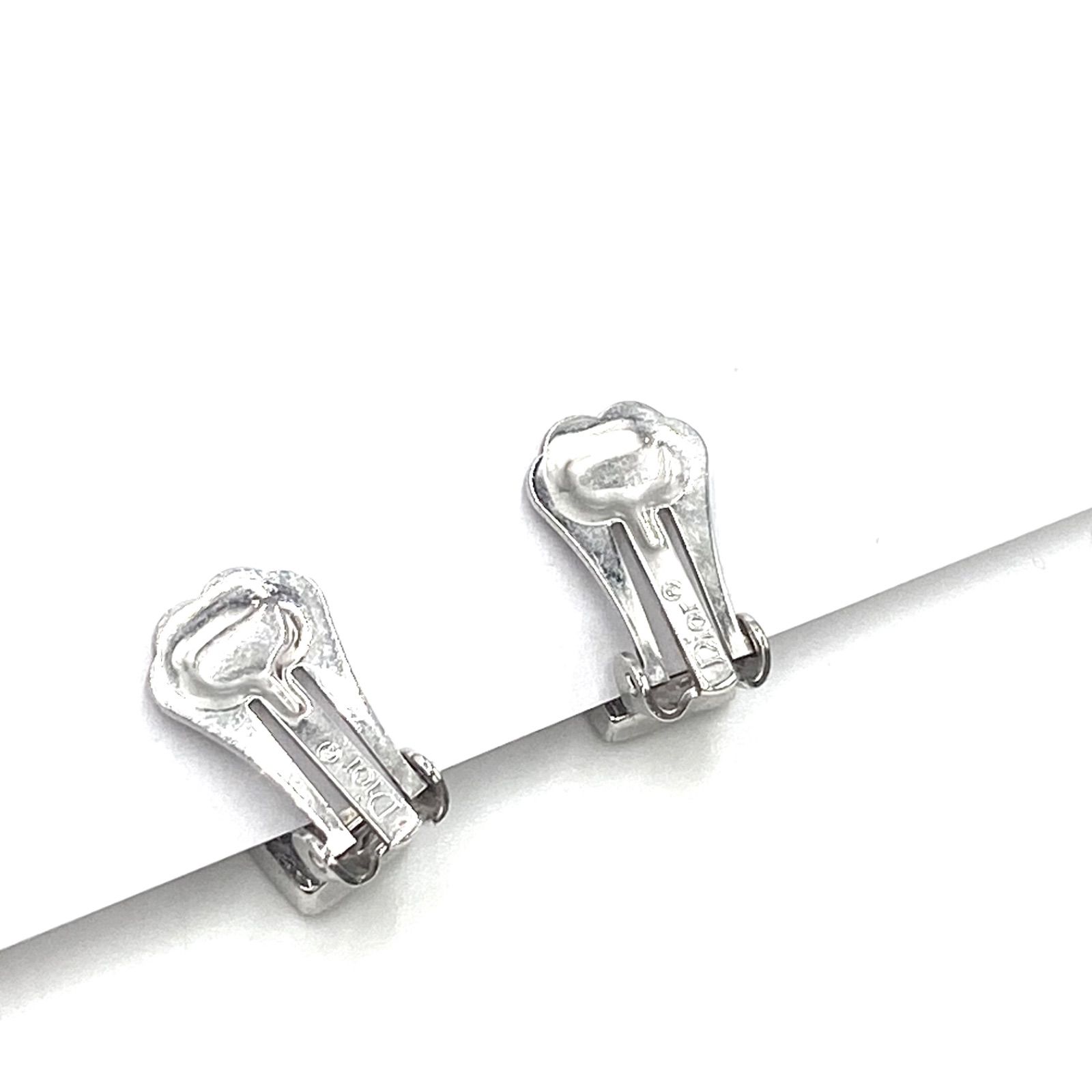 クリスチャンディオール Christian Dior イヤリング フープ シルバー Christian Dior クリスチャン ディオール イヤリング 両耳 ロゴ