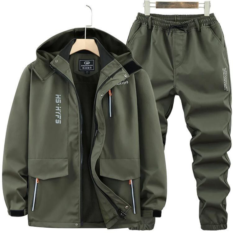 ジャンパー マウンテンパーカー ウインドブレーカー 上下セット メンズ