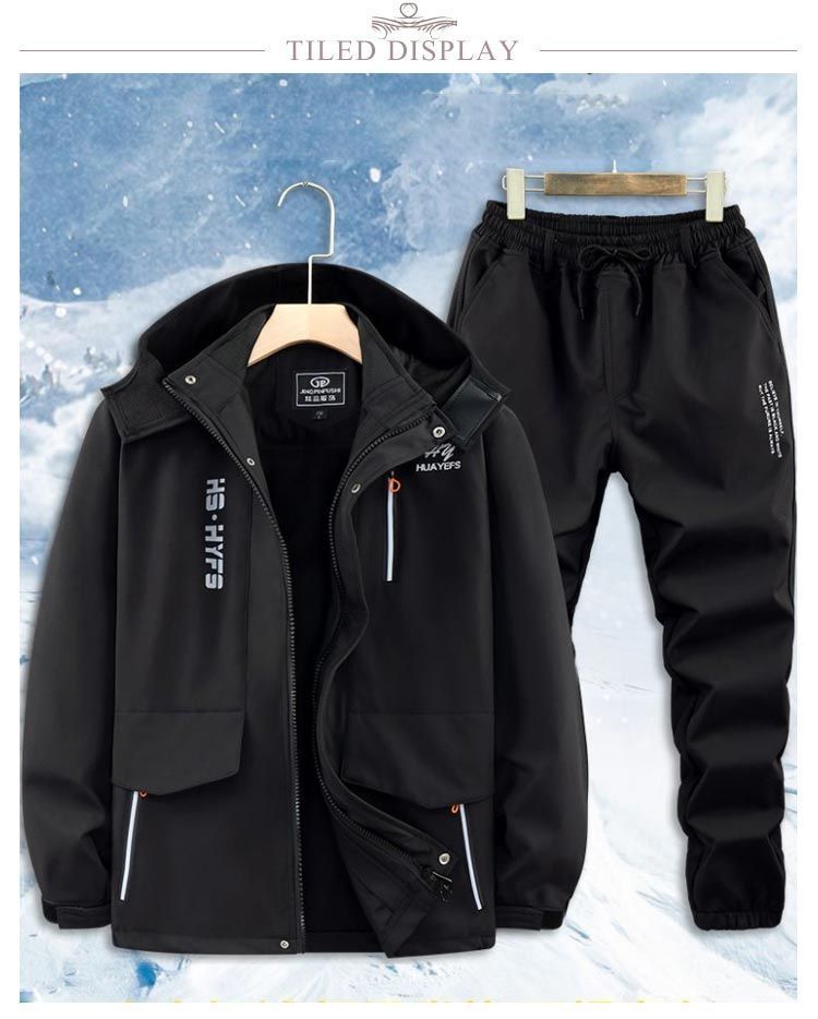 ジャンパー マウンテンパーカー ウインドブレーカー 上下セット メンズ