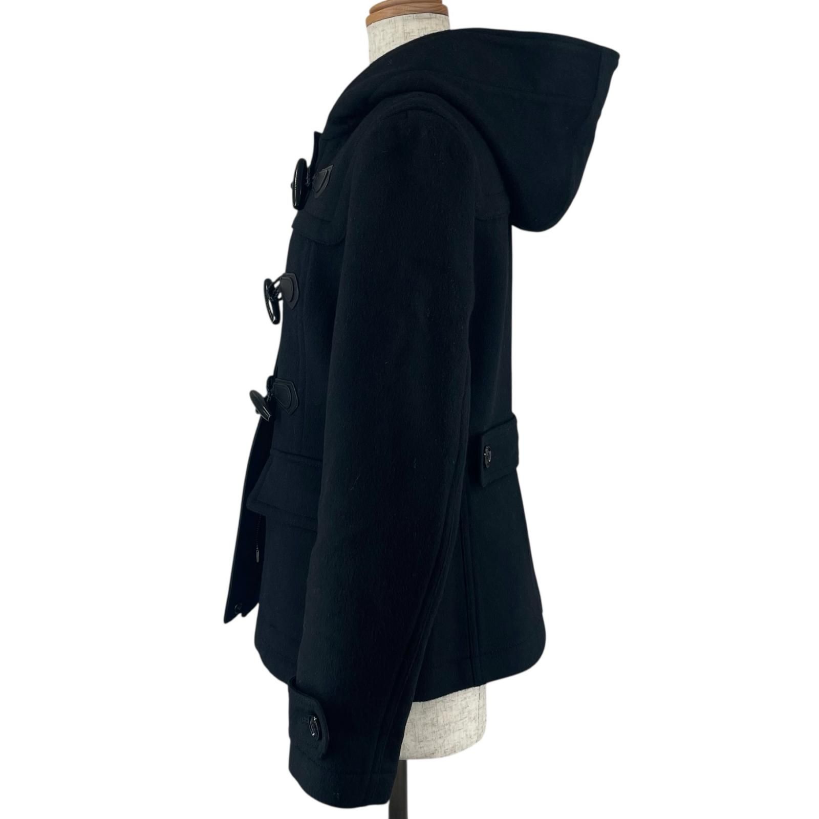 極美品△BURBERRY バーバリー ウール100％ 裏地ノバチェック ショート