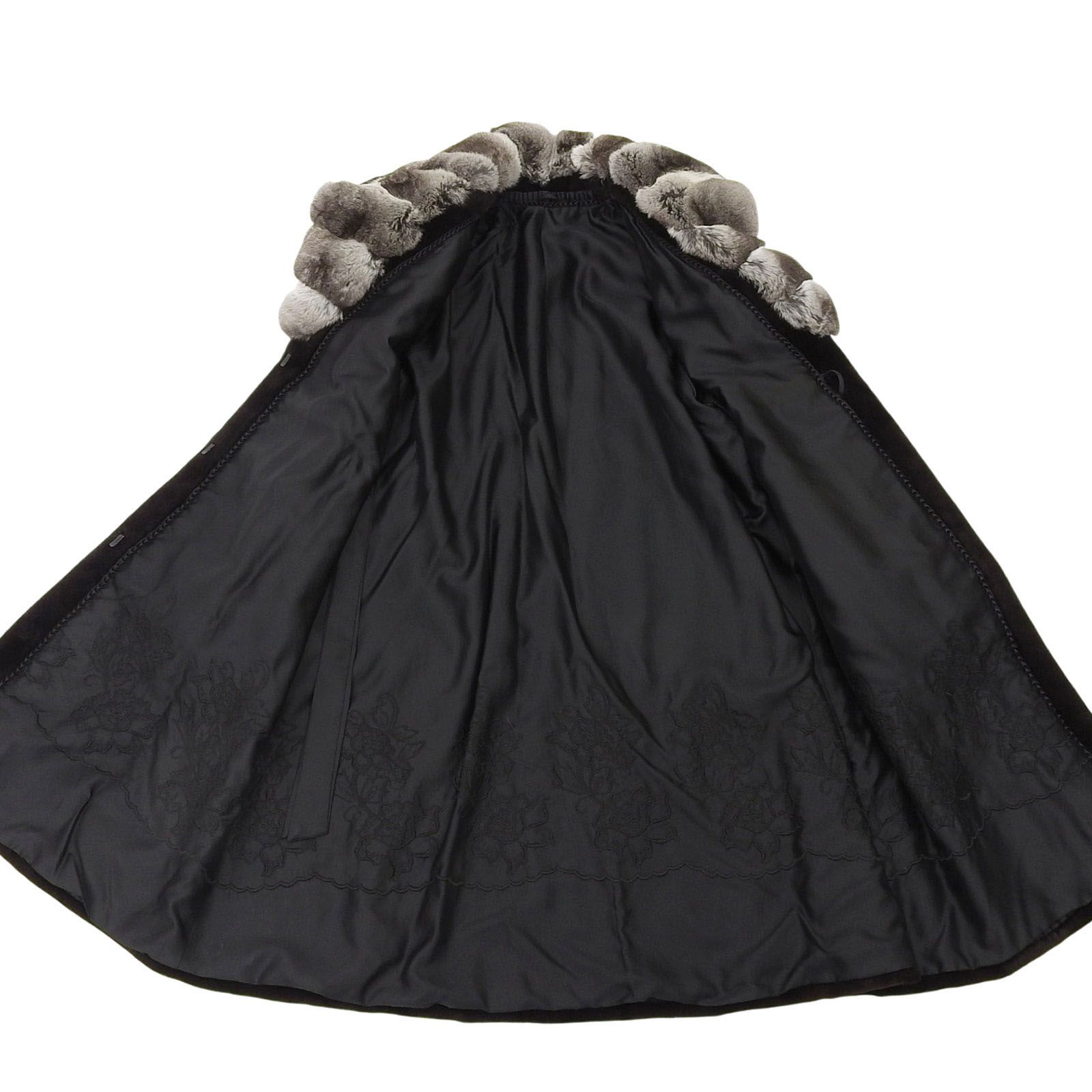 未使用品△シェアードミンク SHEARED MINK チンチラ CHINCHILLA 本毛皮