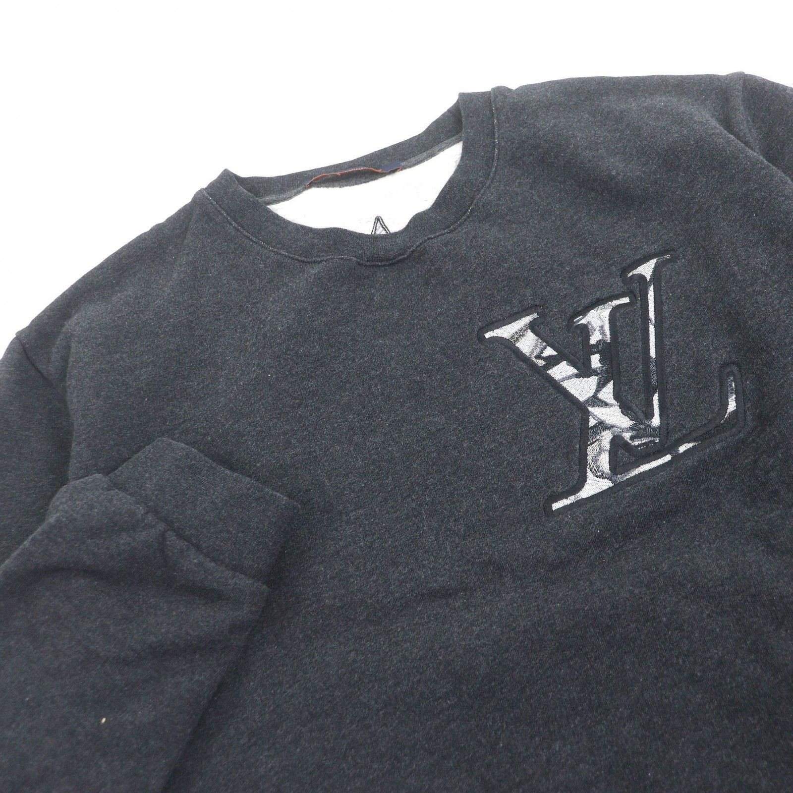 美品□LOUIS VUITTON ルイヴィトン 2024年製 LVロゴエンブロイダリー