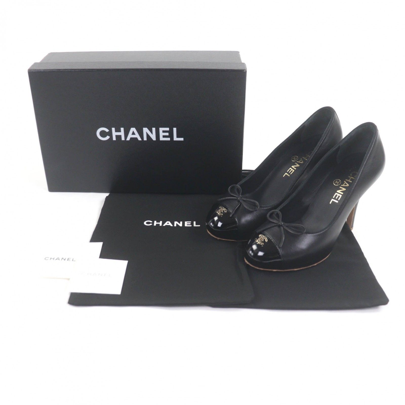 極美品☆CHANEL シャネル 13C G28504 リボン付 ココマーク 切り替え