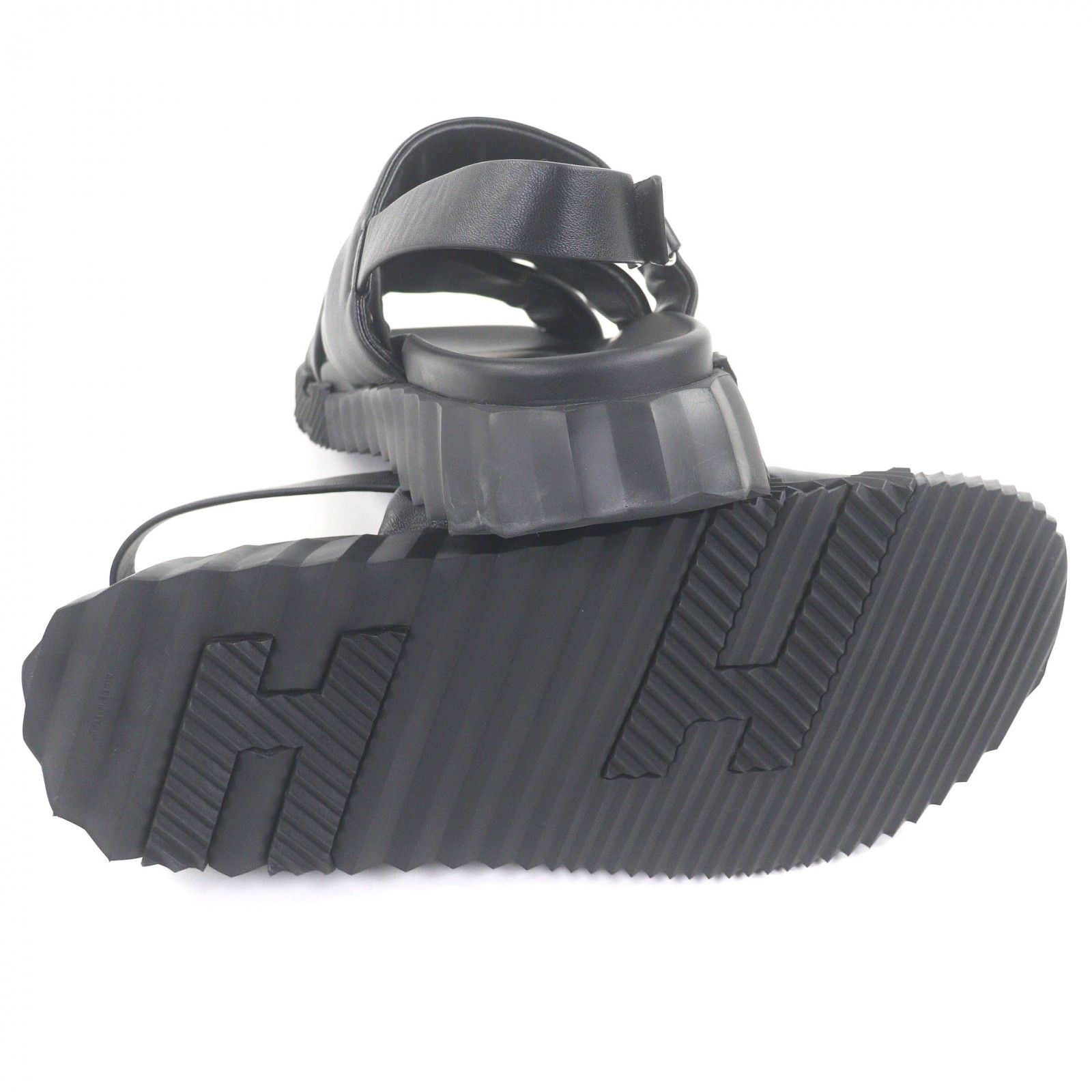 極美品□HERMES エルメス エレクトリック レザー ベルクロストラップ