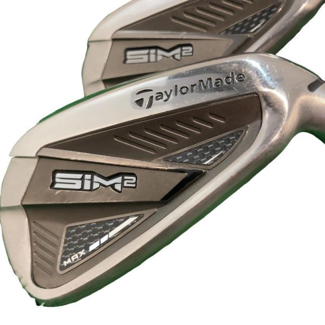 中古】 テーラーメイド SIM2 MAX 5S アイアンセット IR TENSEI BLUE