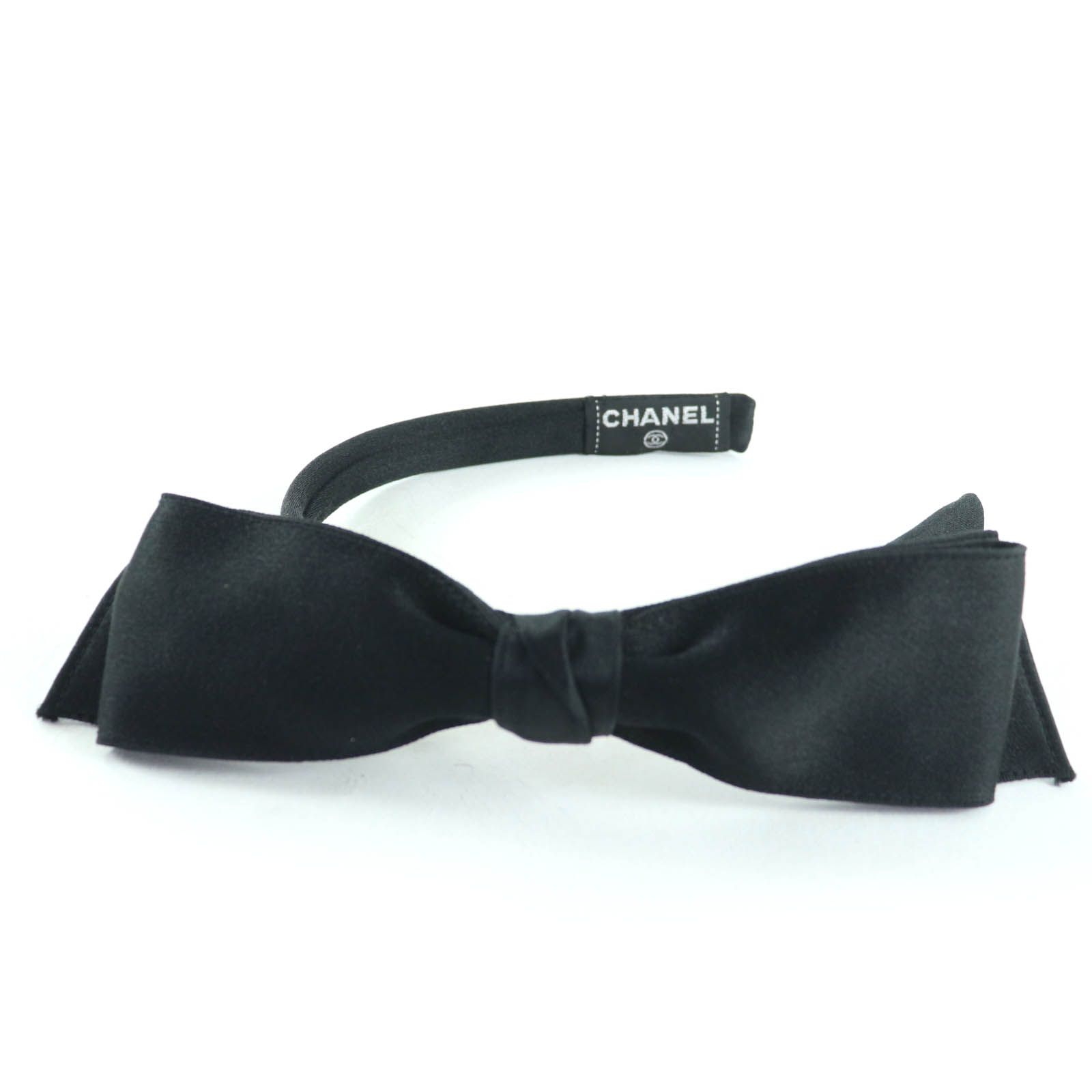 極美品☆CHANEL シャネル リボンデザイン カチューシャ ヘア