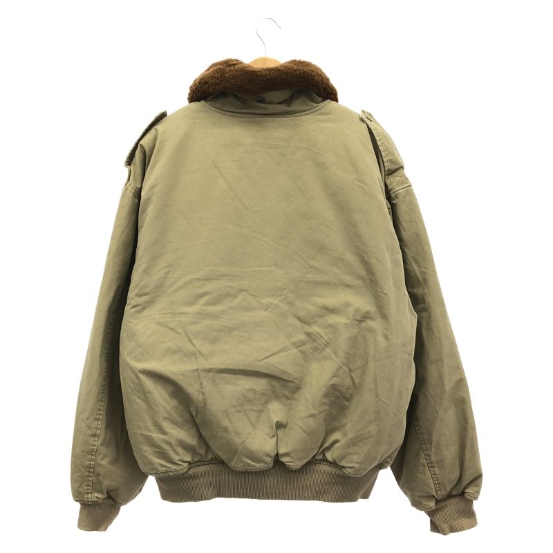 【中古】AVIREX B-10 フライトジャケット サイズL カーキ[91][249008279632] 中古】AVIREX B-10 フライトジャケット サイズL カーキ[91] - メルカリ