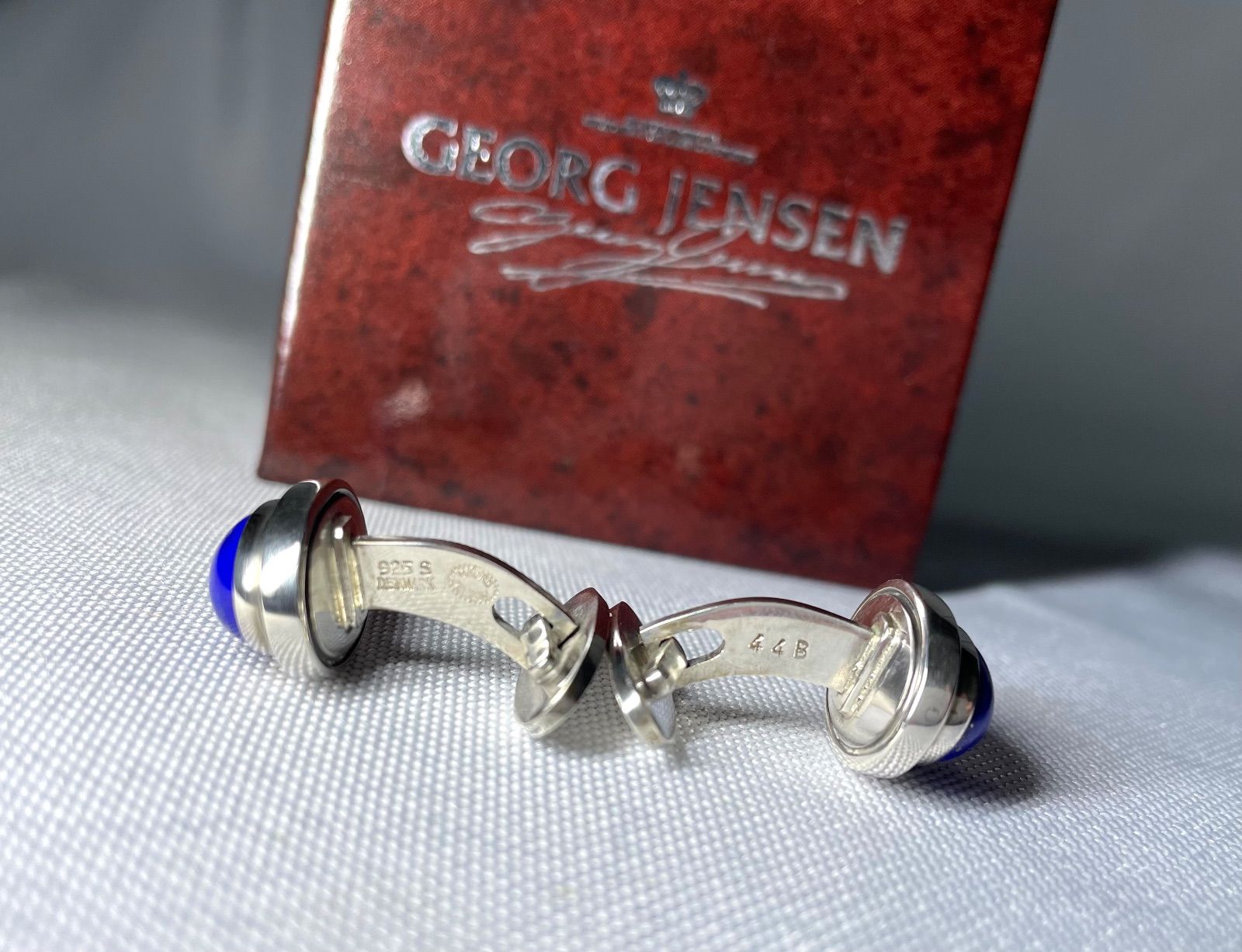 ジョージジェンセンタイピンカフスセット　ラピスラズリ ジョージジェンセンタイピンカフスセット ラピスラズリ Georg Jensen