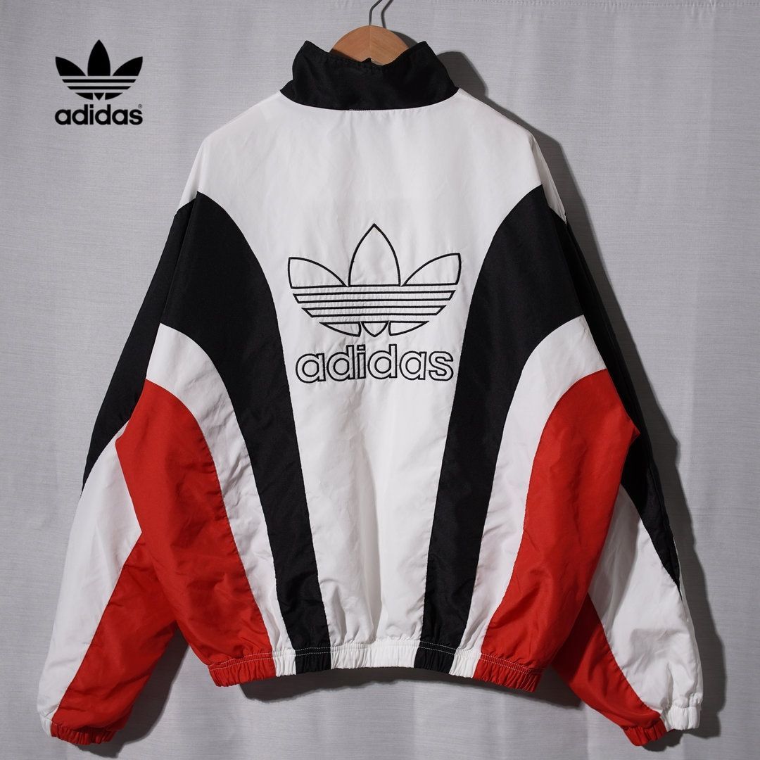 アディダス オリジナルス adidas ORIGINALS ナイロンジャケット L ロゴ