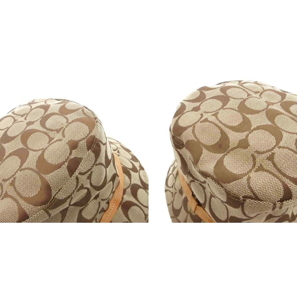 コーチ COACH シグネチャー ジャカード バケット ハット バケハ S