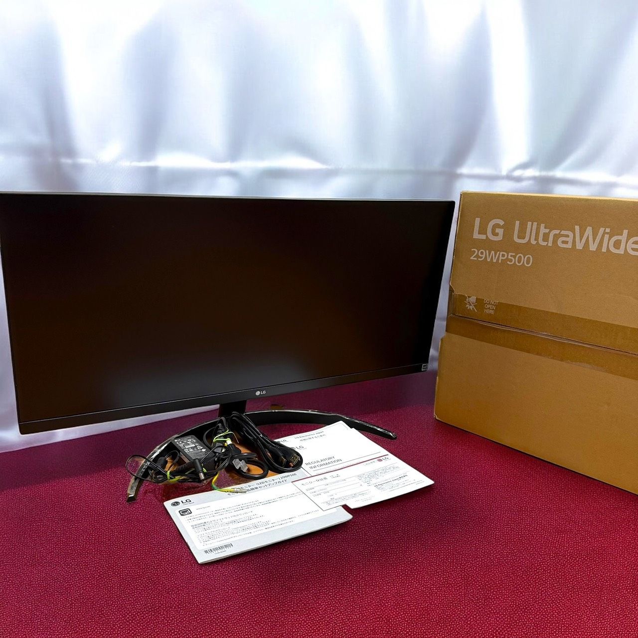 ☆送料無料 極美品 LG 29WP500 B 29インチ モニター ディスプレイ 21:9