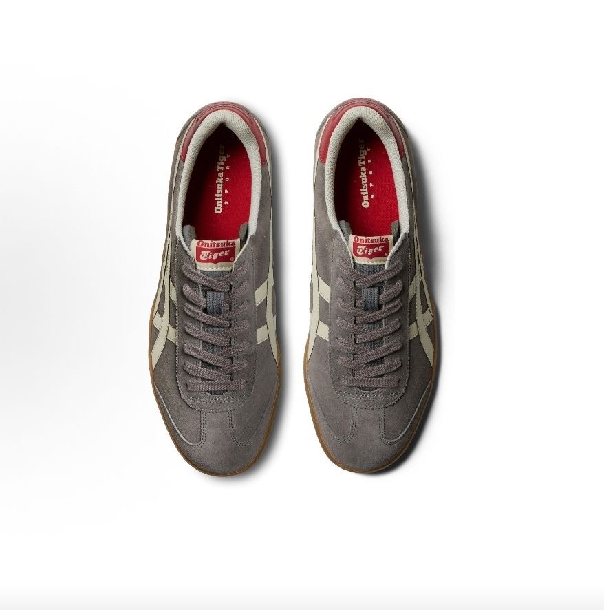 Onitsuka Tiger スエード スニーカー グレー Onitsuka Tiger トクテン スエードスニーカー グレー／クリーム 男女