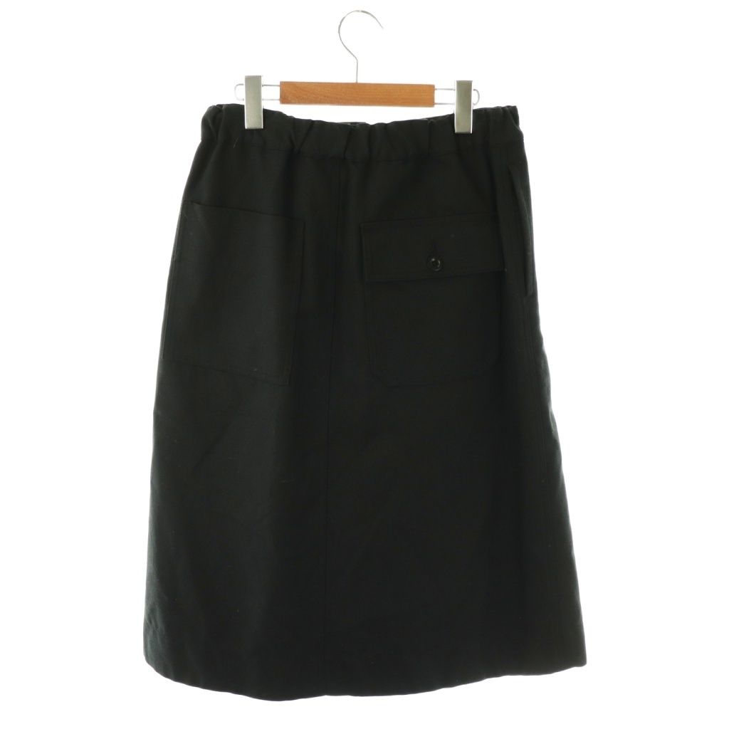 マーガレットハウエル MHL. 台形スカート 2 ブラック /ES - メルカリ