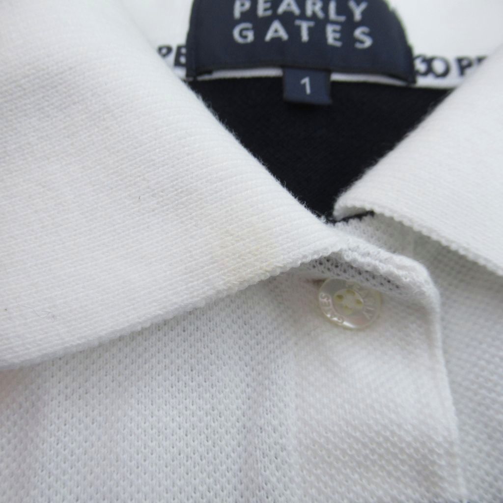 パーリーゲイツ PEARLY GATES ゴルフウエア ポロシャツ ノースリーブ S