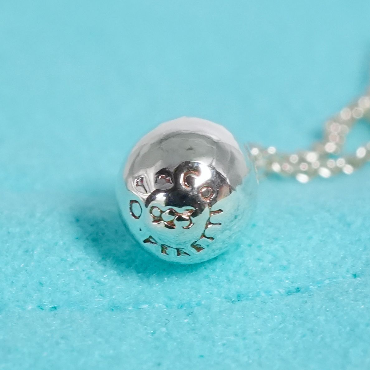 極美品 ティファニー ティアドロップ シルバー925 ネックレス/25-1879